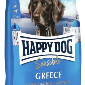 Sparpaket 2 x 1 kg Happy Dog Adult Sensible Greece Lamm, Shrimps & Calamari Hunde Trockenfutter Schnäppchen